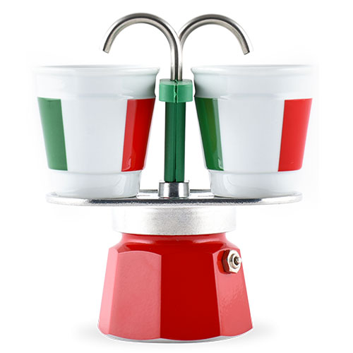 Bialetti Mini Express Tricolore + 2 