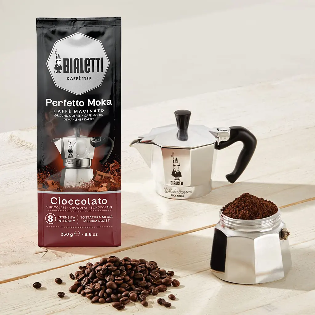 Bialetti Perfetto Moka Cioccolato koffie 250 g