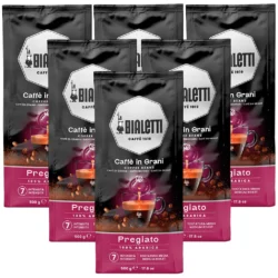 Bialetti Pregiato Koffiebonen 6 x 500 gram